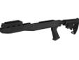 Tapco SKS T6 6-Position Stock Black. The INTRAFUSE SKS Stock System gives you a 6 position adjustable T6 stock, so it will accommodate any sized shooter, a SAW Style Pistol Grip for greater comfort and control, and an upper handguard rail for adding