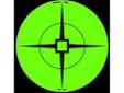 "
Birchwood Casey 33936 Target Spots Green 6""/10
Target SpotsÂ® 6"" spots 10 pack
Convenient, self-adhesive Target Spots create instant bull's-eyes for all types of target practice! The high-contrast, fluorescent red color lets you see a sharper sight