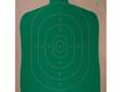 The B27 style target has been used for decades for law enforcement training and qualification. This new Champion B27 target is printed in green on a sturdy cardboard backer. The large target area features scoring rings standard to many styles of handgun