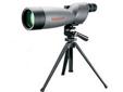 Tasco Spotting ScopeThe fully coated optics and a 20?60x 60mm zoom make this spotting scope the ultimate hunting and birding tool. - Power: 20-60x- Objective: 60mm- Field of View@ 1000yds/: - Zoom @ 20x: 91ft - Zoom @ 60x: 45ft- Eye Relief: 18- Close