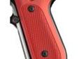 "
Hogue 99172 Taurus PT99+ Grips w/Decocker Checkered Aluminum Matte Red Anodized
Hogue Extreme Series Aluminum grips are precision machined from solid billet stock Aerospace grade 6061 T6 aluminum. Carefully engineered and sized for ultimate fit, form