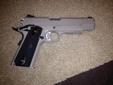 I have a Taurus PT 1911 AR for sale or trade, it is a .45. Patriot Precision did all of the gunsmithing work to it, it has all wilson internals and nothing was left untouched, comes with 2 magazines. It has a coyote tan duracoat on it and shoots