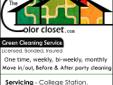 Hello!
Discount
New Clients: Offering 50% off on all cleaning "1st and 4th time cleaning visit" or $30 off a One time cleaning, ends 6/1/13, not to be used with any other offer.
Licensed/Bonded/Insured
Call Daisy
Cell 979.703.2221
Website: The Color