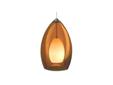 NOTE: DIFFERENT COLOR/FINISH MAY BE PICTURED*Requires Free Jack Canopy (not included) to complete installation Rich, translucent Murano glass surrounds a small frost raindrop glass Includes low-voltage, 35 watt halogen bi-pin lamp and six feet of