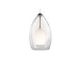 NOTE: DIFFERENT COLOR/FINISH MAY BE PICTURED Clear glass surrounds a small raindrop glass in frost or a color Includes low-voltage, 35 watt halogen bi-pin lamp and six feet of field-cuttable suspension cable. Antique Bronze Finish White, Frost Number of