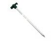 "
Stansport 818-100 Tent Stakes Steel with Plastic ""T"" Stopper, 10
Steel Tent Stake With ""T"" Stopper
Durable steel. High impact ""T"" shape stopper to tie off line."Price: $0.75
Source: