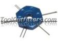 Lisle 57780 LIS57780 Terminal Tool for Ford
Features and Benefits:
For removing wires from terminals without damage
New blue terminal tool fits many Ford applications
Spider design puts all tips on one tool
Optional handle slips over the probes to protect