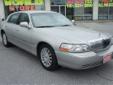 2003 Lincoln Town Car ( Used )
Call today to schedule an appointment - (410) 698-6433
Vehicle Details
Year: 2003
VIN: 1LNHM82W63Y675280
Make: Lincoln
Stock/SKU: PR1835
Model: Town Car
Mileage: 64052
Trim: Signature
Exterior Color: Silver Birch Metallic