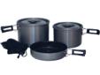 Pots and Pans, Non-Stick "" />
Tex Sport Cook Set Black Ice Trailblazer H. A. QT. 13414
Manufacturer: Tex Sport
Model: 13414
Condition: New
Availability: In Stock
Source: http://www.fedtacticaldirect.com/product.asp?itemid=60308