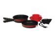 "Tex Sport Mess Kit, 5 Pc. Kangaroo 13444"
Manufacturer: Tex Sport
Model: 13444
Condition: New
Availability: In Stock
Source: http://www.fedtacticaldirect.com/product.asp?itemid=60310