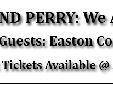 The Band Perry: We Are Pioneers World Tour 2014 Concert Tickets
North American Tour Dates - Special Guests: Easton Corbin and Lindsay Ell
The Band Perry will begin 2014 Headlining their first World-Wide Tour in support of their recent album release,