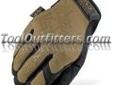 "
Mechanix Wear MG-72-010 MECMG-72-010 The Original Glove Coyote, Large
Despite its imitators, our OriginalÂ® Glove remains in a category all its own. Tried, tested and proven for over 20 years, it provides the perfect blend of flexibility and protection.