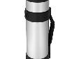 Vacuum Insulated Beverage Bottle 1.8 L TherMax double wall vacuum insulation for maximum temperature retention. Unbreakable 18/8 stainless steel interior and exterior withstand the demands of everyday use. Convenient twist and pour stopper makes serving