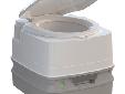Porta Potti 320PPart #: 92850Features:Refreshed, modern appearanceCleaner seat and cover designMore-ergonomic carrying handleLid latch now standardRedesigned valve handle, fill cap and pumpSame industry-leading performanceFresh and waste-water tank