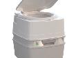 Porta Potti 550PPart #: 92853Features:Refreshed, modern appearanceCleaner seat and cover designMore-ergonomic carrying handleLid latch now standardRedesigned valve handle, fill cap and pumpSame industry-leading performanceFresh and waste-water tank
