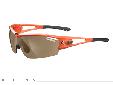 LogicIncluded Lenses: Brown AC Red ClearTifosi Interchangeable sunglasses feature decentered, shatterproof polycarbonate lenses to virtually eliminate distortion, give sharp peripheral vision, and offer 100% protection from harmful UVA/UVB rays, bugs,