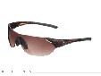 Podium SIncluded Lenses: Brown AC Red ClearTifosi Interchangeable sunglasses feature decentered, shatterproof polycarbonate lenses to virtually eliminate distortion, give sharp peripheral vision, and offer 100% protection from harmful UVA/UVB rays, bugs,