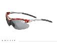 TyrantIncluded Lenses: Smoke AC Red ClearTifosi Interchangeable sunglasses feature decentered, shatterproof polycarbonate lenses to virtually eliminate distortion, give sharp peripheral vision, and offer 100% protection from harmful UVA/UVB rays, bugs,