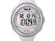 Ironman Clear View 30-Lap - White/Silver/RosePart #: T5K601Features: INDIGLO Night-Light w/Night-Mode 100-Hour Chronograph w/Lap & Split Times 30-Lap Memory Recall 99 Lap Counter
Manufacturer: Timex
Model: T5K601
Condition: New
Availability: In Stock