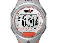 Ironman 10-Lap Full Size - Orange/SilverPart #: T5K611Features: INDIGLO Night-Light w/Night-Mode 100-hour Chronograph w/Lap & Split Times 30-Lap Memory Recall On-the-Fly Lap or Split Recall 99-Lap Counter
Manufacturer: Timex
Model: T5K611
Condition: New