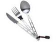 "
Primus P-730841 Titanium Fork, Spoon & Knife Kit
With the addition of a knife, our popular, ultralight titanium cutlery set is complete. It now includes a fork, knife, and spoon held together by a cord and stopper.
- Dimensions: 168 x 35 mm - 6.6"" x
