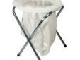 "
Tex Sport 15130 Toilet, Portable
Heavy-duty tubular steel legs with a durable, white plastic seat and a removable plastic ring that secures toilet bags.
- Weight: 4 lbs.
- Weight capacity: 225 lbs.
- Height: 16""
- Folds flat
- Includes 6 toilet bags