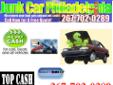 Top Cash For JUNK CARS! ! We buy junk & unwanted cars ,trucks , & vans. wrecked, running or not. We pay cash . No charge for towing. No changing agreed prices upon pick-up. What we quote you by phone is what you get when we get there. Prompt pick up . We