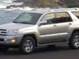 Antwerpen Toyota
12420 Auto Drive, Clarksille, Maryland 21029 -- 866-414-4731
2003 Toyota 4Runner Pre-Owned
866-414-4731
Price: Call for Price
Description:
Â 
This Blue 2003 Toyota 4Runner is priced to sell and has 158,799 miles which is very low