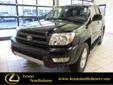 Lexus North Shore
1433 W. Silver Springs Drive, Glendale, Wisconsin 53209 -- 877-350-7898
2003 Toyota 4Runner Limited Pre-Owned
877-350-7898
Price: $16,000
Call for a Car Fax report.
Click Here to View All Photos (24)
Call for a Car Fax report.