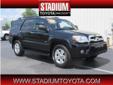 Stadium Toyota
2008 Toyota 4runner RWD 4dr V6 SR5
( Stop by and check out this Superb car )
Low mileage
Call For Price
Click here for finance approval 
813-872-4881
Â Â  Click here for finance approval Â Â 
Vin::Â JTEZU14R48K016420
Transmission::Â 5-Speed A/T