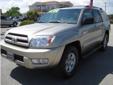Bruce Cavenaugh's Automart
2003 Toyota 4runner SR5 4WD
( Click to learn more about this Terrific vehicle )
Price: $ 14,500
Click here for finance approval 
910-399-3480
Mileage::Â 116930
Body::Â Sport Utility
Transmission::Â Automatic
Interior::Â Taupe