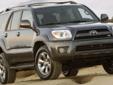 All pre-owned vehicles go through a 160 point safety inspection by our Toyota Factory trained technicians.
Dealer Name:
Toyota of Olympia
Location:
Olympia, WA
VIN:
JTEBU14R468075723
Stock Number: Â 
P4432
Year:
2006
Make:
Toyota
Model:
4Runner
Series:
SR5