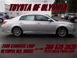 We want to do everything possible to insure you receive the best service when you visit our dealership.Call us at 360-539-3939 *2012 NEW TOYOTA AVALON - $35;775 - MODEL #3554A MSRP $39;718 INCLUDES A $3;943 TOYOTA OF OLYMPIA DEALER DISCOUNT WE`VE GOT IT