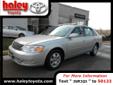 Haley Toyota
Hull Street & Route 288, Â  Midlothian, VA, US -23112Â  -- 888-516-1211
2000 Toyota Avalon XL
Haley Toyota Buys Clean Late Model Vehicles
Price: $ 11,401
Haley Toyota has the Vehicle & Financing to meet your needs. Call 888-516-1211.