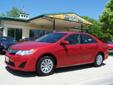 2013 Toyota Camry LE
Vehicle Details
Year:
2013
VIN:
4T1BF1FK4DU672689
Make:
Toyota
Stock #:
27763
Model:
Camry
Mileage:
30,027
Trim:
LE
Exterior Color:
Barcelona Red Metallic
Engine:
4 Cyl 2.5 Liter DOHC
Interior Color:
Ivory
Transmission:
Automatic 6