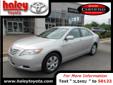 Haley Toyota
Hull Street & Route 288, Â  Midlothian, VA, US -23112Â  -- 888-516-1211
2009 Toyota Camry LE
SECURE ONLINE CREDIT APPROVAL, APPLY NOW!
Price: $ 16,741
Haley Toyota has the Vehicle & Financing to meet your needs. Call 888-516-1211.