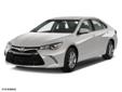 2016 Toyota Camry SE
Bryan Easler Toyota
1409 Spartanburg Hwy.
Hendersonville, NC 28792
(828)693-7261
Retail Price: $25,637
OUR PRICE: Call for price
Stock: 16C0648
VIN: 4T1BF1FK9GU202064
Body Style: SE 4dr Sedan
Mileage: 6
Engine: 4 Cylinder 2.5L