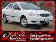 Larry H Miller Toyota Boulder
2465 48th Court, Boulder, Colorado 80301 -- 303-996-1673
2003 Toyota Corolla CE Pre-Owned
303-996-1673
Price: $8,488
FREE CarFax report is available!
Click Here to View All Photos (28)
FREE CarFax report is available!