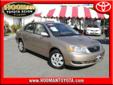Hooman Toyota
Hooman Toyota
Asking Price: $14,774
Contact Danny, Sheri, Fred, Tarrah or George at 866-308-2222 for more information!
Click here for finance approval
2008 Toyota Corolla ( Click here to inquire about this vehicle )
Exterior Color:Â DESERT