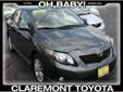 Claremont Toyota
2010 Toyota Corolla 4dr Sdn Auto S
Call For Price
Click here for finance approval
909-625-1500
Interior:Â DARK CHARCOAL
Mileage:Â 38500
Engine:Â 110L 4 Cyl.
Vin:Â 1NXBU4EE0AZ322930
Transmission:Â 4-Speed A/T
Color:Â MAGNETIC GRAY
Stock
