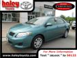 Haley Toyota
Hull Street & Route 288, Â  Midlothian, VA, US -23112Â  -- 888-516-1211
2010 Toyota Corolla LE
Haley Toyota Buys Clean Late Model Vehicles
Price: $ 13,754
FREE Vehicle History Report Call 888-516-1211 
888-516-1211
About Us:
Â 
Â 
Contact