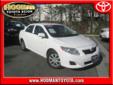 Hooman Toyota
2009 Toyota Corolla Pre-Owned
Mileage
32089
Make
Toyota
Year
2009
Transmission
4-Speed A/T
Engine
110L 4 Cyl.
Model
Corolla
Stock No
P1092R
VIN
JTDBL40E199054659
Price
$13,679
Condition
Used
Exterior Color
SUPER WHITE
Click Here to View All