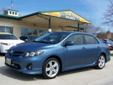 2013 Toyota Corolla S
Vehicle Details
Year:
2013
VIN:
5YFBU4EEXDP188935
Make:
Toyota
Stock #:
27675
Model:
Corolla
Mileage:
25,784
Trim:
S
Exterior Color:
Tropical Sea Metallic
Engine:
4 Cyl 1.8 Liter DOHC
Interior Color:
Black
Transmission:
Automatic