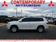 2010 Toyota Highlander $15,970
Contemporary Mitsubishi
3427 Skyland Blvd East
Tuscaloosa, AL 35405
(205)345-1935
Retail Price: Call for price
OUR PRICE: $15,970
Stock: 05721
VIN: 5TDZA3EH0AS005721
Body Style: Base 4dr SUV (2.7L l4)
Mileage: 79,105
Engine: