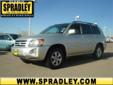 Spradley Auto Network
2828 Hwy 50 West, Â  Pueblo, CO, US -81008Â  -- 888-906-3064
2005 Toyota Highlander
Call For Price
CALL NOW!! To take advantage of special internet pricing. 
888-906-3064
About Us:
Â 
Spradley Barickman Auto network is a locally, family