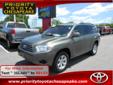 Priority Toyota of Chesapeake
1800 Greenbrier Parkway, Â  Chesapeake , VA, US -23320Â  -- 757-213-5038
2010 Toyota Highlander
FREE Oil Changes For Life
Call For Price
757-213-5038
About Us:
Â 
Dennis Ellmer founded Priority Automotive in 1999 with the