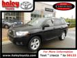 Haley Toyota
Hull Street & Route 288, Â  Midlothian, VA, US -23112Â  -- 888-516-1211
2008 Toyota Highlander Sport
Haley Toyota Buys Clean Late Model Vehicles
Price: $ 21,994
Secure Online Credit App Apply Now or Call 888-516-1211 
888-516-1211
About Us:
Â 