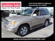 2005 Toyota Land Cruiser $22,912
Pre-Owned Car And Truck Liquidation Outlet
1510 S. Military Highway
Chesapeake, VA 23320
(800)876-4139
Retail Price: Call for price
OUR PRICE: $22,912
Stock: BX4857A
VIN: JTEHT05J452074685
Body Style: SUV 4X4
Mileage: