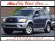 City Used Cars
1805 Capital Blvd., Â  Raleigh, NC, US -27604Â  -- 919-832-5834
2001 Toyota Sequoia SR5
Low mileage
Call For Price
Click here for finance approval 
919-832-5834
About Us:
Â 
For over 30 years City Used Cars has made car buying hassle free by