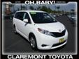 Claremont Toyota
2011 Toyota Sienna 5dr 8-Pass Van V6 LE FWD
( Click here to inquire about this Beautiful vehicle )
Call For Price
Click here for finance approval 
909-625-1500
Vin::Â 5TDKK3DC8BS108679
Interior::Â LIGHT GRAY
Engine::Â 214L V6